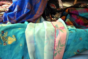 wearable art, scarves, lala gallery, 
